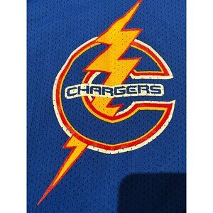 Vintage Northwest Chargers Hockey Jersey Men XXL Goalie Athletic Sewing